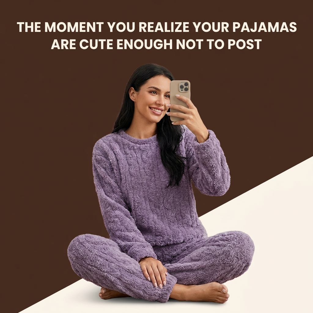 Fall Peach Cozy Set